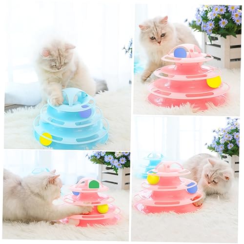 Sosoport Interaktives Schienenspielzeug für Katzen Mehrstufige Schienen Bewegliche Bälle Neckendes Haustierspielzeug Sosoport Interaktives Schienenspielzeug für Katzen Mehrstufige Schienen Bewegliche Bälle Neckendes Haustierspielzeug von Sosoport