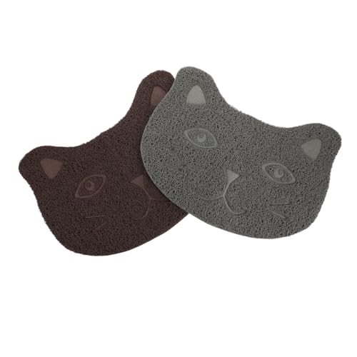 Sosoport Katzenstreumatte Katzenunterlage Kätzchenstreu Teppich 2pcs PVC Dicke Katzenstreumatten Sosoport Katzenstreumatte Katzenunterlage Kätzchenstreu Teppich 2pcs PVC Dicke Katzenstreumatten von Sosoport