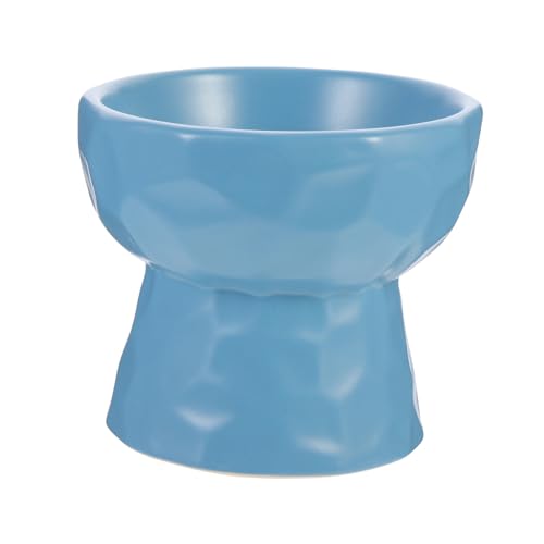 Sosoport Keramik-futternapf Mit Erhöhtem Boden Futter- Und Wassernapf Für Hunde Und Kätzchen 250 Ml Für Ältere Haustiere von Sosoport
