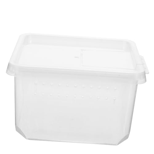 Sosoport Klarer Reptilienbehälter Transparente Futterbox für Spinnen und Kleine Reptilien Sicher und Wiederverwendbar mit Belüftungslöchern für Optimales Wachstum für Züchter und von Sosoport