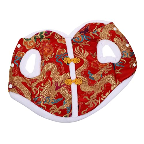 Sosoport Kleidung tierkostüme hundemantel cat Sweater Dog Clothes cat Jacke Hunde-Outfit Hundekostüme Regenmantel Katzenkostüme Hund kältefestes Kostü festliches Hundekostü Polyester rot von Sosoport