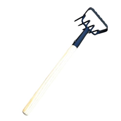 Sosoport Kleiner Rechen Mit Stiel Hacke Stroh Werkzeug Leistung Gartenarbeit Kamm Gehaltenen Abzieher Gras Gartenschere Artefakt Strauch Stand Hände Kanten Rauferei Eichel Colorful Holz von Sosoport