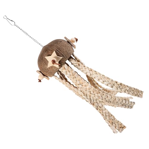 Sosoport Papagei Spielzeug Futter Suchspielzeug Kokosnuss Schale Vogel Zerkleinerungsspielzeug Hängendes Beißspielzeug Für Mittelgroße Papageien Sosoport Papagei Spielzeug Futter Suchspielzeug Kokosnuss Schale Vogel Zerkleinerungsspielzeug Hängendes Beißspielzeug Für Mittelgroße Papageien von Sosoport