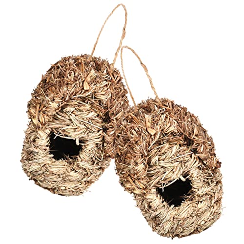 Sosoport Handgemachte Vogel Nest Vogel Für Hinterhof Gras Vogel Hangable Garten Decor Verschleiß-beständig Sosoport Handgemachte Vogel Nest Vogel Für Hinterhof Gras Vogel Hangable Garten Decor Verschleiß-beständig von Sosoport