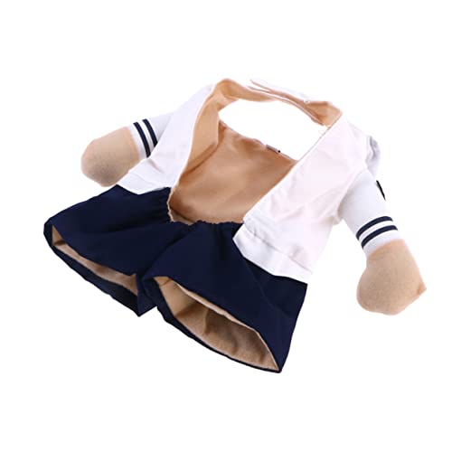 Sosoport Matrosenanzug Für Hunde Haustierbekleidung Mit Verstellbarer Mütze Marineblauer Anzug Für Hunde Größe XL Baumwollmaterial von Sosoport