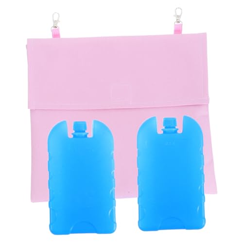 Sosoport Kühlende Eistasche für Kleintiere mit Wiederverwendbarem Eisbeutel Kühltasche für Kaninchen Hamster Meerschweinchen für Heiße Sommer Innenbereich von Sosoport
