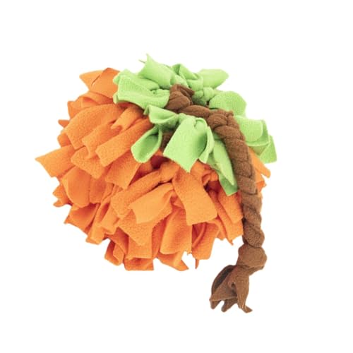 Sosoport Kürbis Snuffle Für Hund Haushalt Snuffle Spielzeug Hund Kauen Spielzeug Snuffle Pet Sniffing Komfortable Puzzle von Sosoport