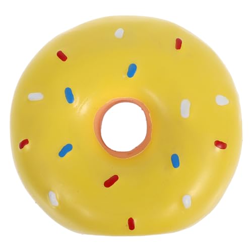 Sosoport Latexspielzeug Für Haustiere Quietschende Hundespielzeuge Aus Latex Quetschspielzeug Für Welpen Latex-welpenspielzeug Quietschendes Kauspielzeug Kauball Latexball Yellow Emulsion von Sosoport