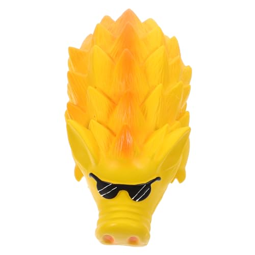 Sosoport Kauspielzeug Für Kleine Hunde Cartoon Schwein Form Latex Quietschendes Spielzeug Zahnreinigung Sicheres Und Langlebiges Pet Biting Toy Für Spiel Und Spaß von Sosoport