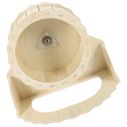Sosoport Stummes Hamsterrad Spielzeug Holz-übungsrad für Kleintiere Geräuschloses Chinchilla-meerschweinchen-Roller Sosoport Stummes Hamsterrad Spielzeug Holz-übungsrad für Kleintiere Geräuschloses Chinchilla-meerschweinchen-Roller von Sosoport