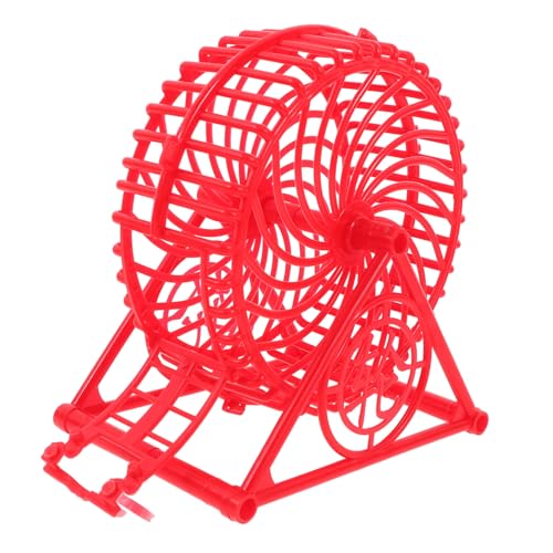 Sosoport Laufrad für Hamster und Kleintiere Antifootstuck Design für Stabiler Stand Rotes Kunststoffspielzeug für Hamster Rennmäuse und Mäuse Spaßige Bewegung für Haustiere Sosoport Laufrad für Hamster und Kleintiere Antifootstuck Design für Stabiler Stand Rotes Kunststoffspielzeug für Hamster Rennmäuse und Mäuse Spaßige Bewegung für Haustiere von Sosoport