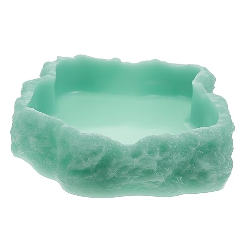 Sosoport Luminous Reptile Dish Für Eidechsen Und Reptilien Leuchtender Futternapf Automatischer Wasserspender Terrarien Und Haustiere von Sosoport