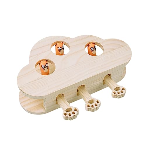 Sosoport Pädagogisches Haustier Katzenspielzeug Holzmaterial Lustige Mäuse Interaktives Wolkenmuster Sosoport Pädagogisches Haustier Katzenspielzeug Holzmaterial Lustige Mäuse Interaktives Wolkenmuster von Sosoport