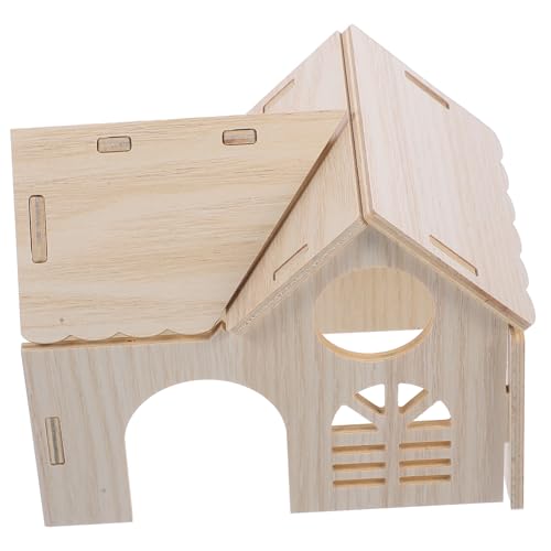 Sosoport Holz Hamsterhaus Schlafhaus Für Haustiere Mit Dach Als Versteck Für Hamster Zwerghamster Chinchillas Und Rennmäuse Sosoport Holz Hamsterhaus Schlafhaus Für Haustiere Mit Dach Als Versteck Für Hamster Zwerghamster Chinchillas Und Rennmäuse von Sosoport