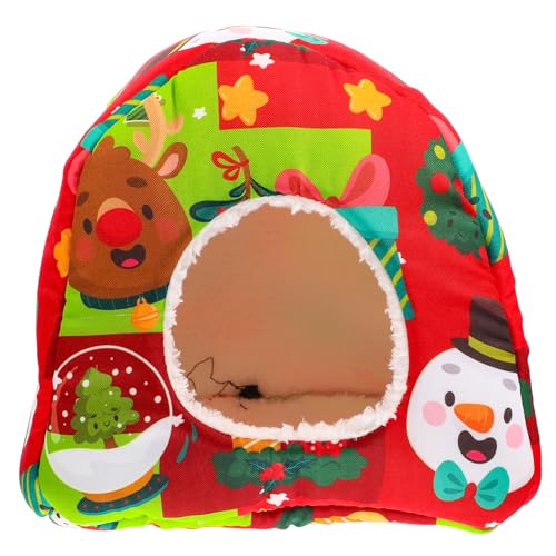 Sosoport Meerschweinchen-Nest Bett aus Meerschweinchenfell fangen Haustier Käfig Wurf kuschelhöhle nagerhaus Tierbettchen Meerschweinchen warmes Bett geschmeidiges Hamsterbett Schwamm rot Sosoport Meerschweinchen-Nest Bett aus Meerschweinchenfell fangen Haustier Käfig Wurf kuschelhöhle nagerhaus Tierbettchen Meerschweinchen warmes Bett geschmeidiges Hamsterbett Schwamm rot von Sosoport
