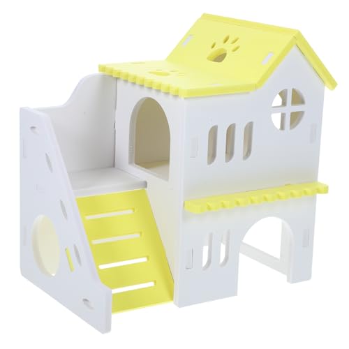 Sosoport Hamsterhaus Für Meerschweinchen Ratten Käfig Spielzeug Versteck Schlafhaus Zubehör Für Kleine Haustiere von Sosoport