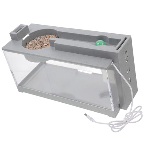 Sosoport Betta-Aquarium – Aquarium Mit Pumpe Fischzuchtbox Stilvolles Schreibtisch-Aquarium Als Heimdekoration von Sosoport