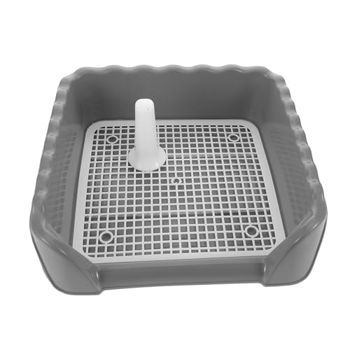 Sosoport Mittelgroße Toilettenschale mit Induzierender Säule und Seitiger Wand für Urinführung Praktische Lösung für Stubenreinheit von Hunden Sosoport Mittelgroße Toilettenschale mit Induzierender Säule und Seitiger Wand für Urinführung Praktische Lösung für Stubenreinheit von Hunden von Sosoport