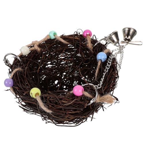 Sosoport Vogel Papagei Schaukel Spielzeug Natürliche Rattan Hängen Nest Übung Koordination Ara Finch Sosoport Vogel Papagei Schaukel Spielzeug Natürliche Rattan Hängen Nest Übung Koordination Ara Finch von Sosoport
