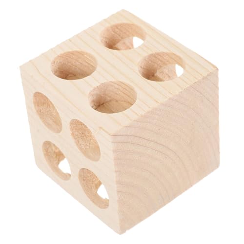 Sosoport Vogel Holz Block Kauen Spielzeug Papagei Schleifen Zähne Spielzeug Vogel Puzzle Nahrungssuche Spielzeug Papagei Spielzeug von Sosoport