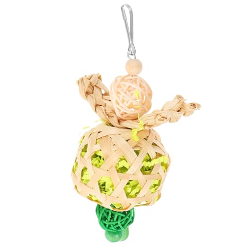 Sosoport Vogelspielzeug Aus Rattan Für Papageien Hängendes Kauen Schredderspielzeug Mit Bunten Papierstreifen Für Kleine Vögel Und Wellensittiche Fördert Spiel Und Spaß Im Käfig Sosoport Vogelspielzeug Aus Rattan Für Papageien Hängendes Kauen Schredderspielzeug Mit Bunten Papierstreifen Für Kleine Vögel Und Wellensittiche Fördert Spiel Und Spaß Im Käfig von Sosoport