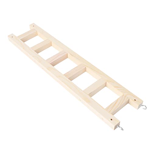 Sosoport 1stück Papageien Spielzeug Holzleiter Für Kleine Vögel Kletterleiter Mit Schwing-Design Zubehör Für Wellensittiche Nymphensittiche Und Andere Haustiere Fördert Und Spielspaß von Sosoport