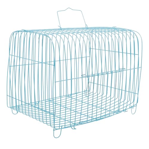 Sosoport Papageienkäfig vogelkäfig Birdcage Tragbare Transportbox für Vögel und Papageien Vogelträger aus Reisekäfig für Papageien Vogelträger im Freien draussen tragbarer Käfig Umsatzkäfig von Sosoport