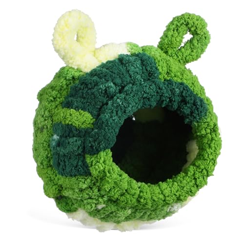 Sosoport Papageiennest Vogelspielplatz Großer Hamsterkäfig Vogelnester Schraffur Vogelsamen Vogel Im Freien Beheizte Vogelstange Vogelschlafbett Taubennest Hamsterhaus Hütte Green Plastik von Sosoport