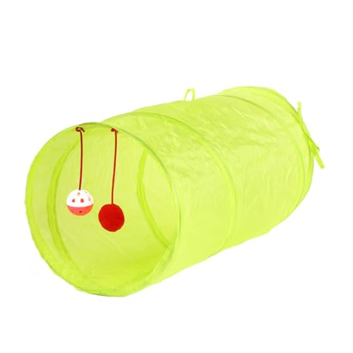 Sosoport Katzenspielzeug – Katzentunnel Katzenspielzeug Zum Necken – Katzennest – Leicht Und Tragbar Fluoreszierend von Sosoport