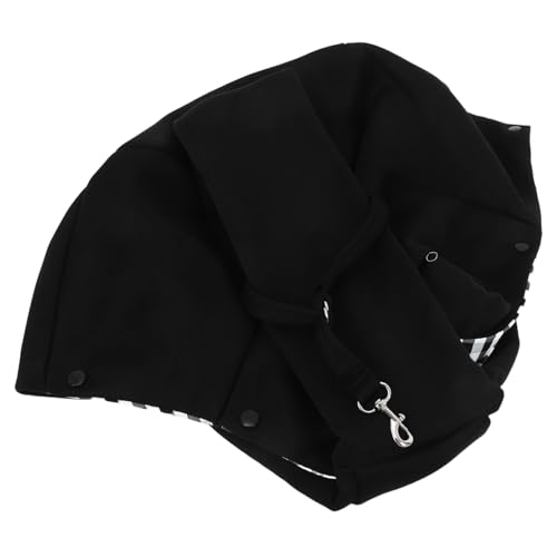 Sosoport Pet Dog Sling Carrier Tragetasche für Haustiere Atmungsaktives Material Verstellbarer Schultergurt Sicheres Design für Hunde und Katzen Schwarz mit Fronttasche Sosoport Pet Dog Sling Carrier Tragetasche für Haustiere Atmungsaktives Material Verstellbarer Schultergurt Sicheres Design für Hunde und Katzen Schwarz mit Fronttasche von Sosoport