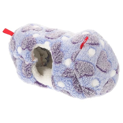 Sosoport Stabiles Hamsterhaus Dekorative Hamsterhütte Für Haustiere Papageien Ratten Meerschweinchen Weicher Plüsch Kein Geruch von Sosoport