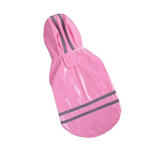 Sosoport Haustier-Regenmantel für Hunde Reflektierender Hunderegen Lichtreflektierende Hunderegenjacke Modische Kapuze Größe S Sosoport Haustier-Regenmantel für Hunde Reflektierender Hunderegen Lichtreflektierende Hunderegenjacke Modische Kapuze Größe S von Sosoport