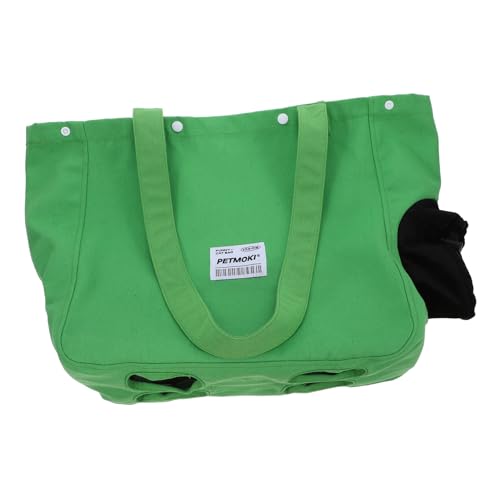 Sosoport Reisetasche für eine Katzentrage Reisetasche für Katzen katzenbox Reisetasche für Haustiere Tragetasche Taschen Tragbare Transportbox für Katzen hundetasche träger Segeltuch Green von Sosoport