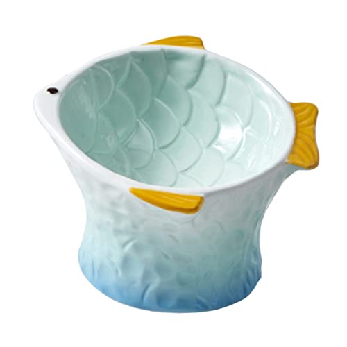 Sosoport Katzennapf Mit Rutschfester Unterseite Ergonomischer Keramik-futternapf Für Katzen Für Snacks Und Wasser Verhindert Verschütten Mintgrünes Design Beim Sosoport Katzennapf Mit Rutschfester Unterseite Ergonomischer Keramik-futternapf Für Katzen Für Snacks Und Wasser Verhindert Verschütten Mintgrünes Design Beim von Sosoport