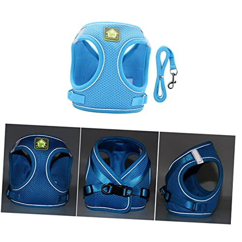 Sosoport Hundegeschirr Mit Leine Set Reflektierendes Atmungsaktives Geschirr Für Welpen Outdoor Brustgeschirr Für Haustiere Blau s Sicher Und Komfortabel Sosoport Hundegeschirr Mit Leine Set Reflektierendes Atmungsaktives Geschirr Für Welpen Outdoor Brustgeschirr Für Haustiere Blau s Sicher Und Komfortabel von Sosoport