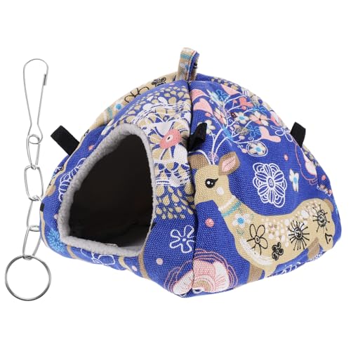 Sosoport Hamsterversteck Nest Meerschweinchen-hängematte Chinchilla-höhlenbett Atmungsaktive Baumwolle Sosoport Hamsterversteck Nest Meerschweinchen-hängematte Chinchilla-höhlenbett Atmungsaktive Baumwolle von Sosoport