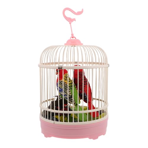Sosoport Simulierter Vogelkäfig Spielzeugvögel Vogelspielzeug Vogel Im Käfigspielzeug Singender Vogel Plastik Sosoport Simulierter Vogelkäfig Spielzeugvögel Vogelspielzeug Vogel Im Käfigspielzeug Singender Vogel Plastik von Sosoport