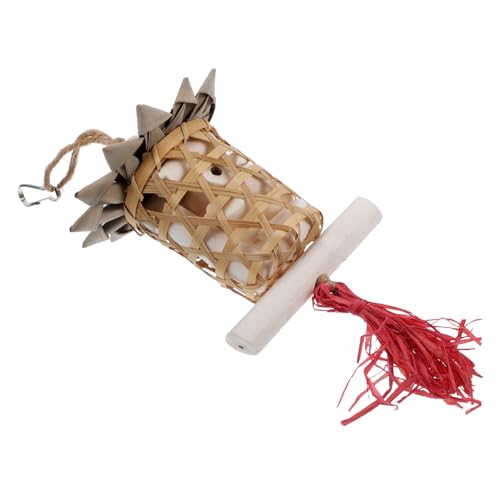 Sosoport Papageienspielzeug Zum Weben Für Vögel Kau- Und Futterspielzeug Mit Haken Zum Aufhängen von Sosoport
