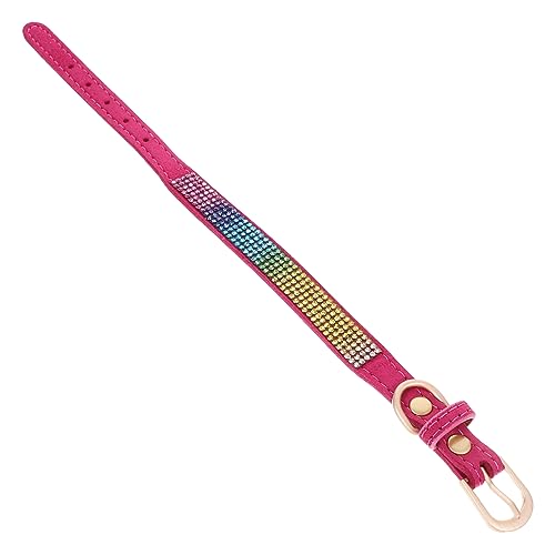 Sosoport Strass Haustierhalsband, Verstellbares Katzenhalsband, Hundehalsband, Welpenhalsband von Sosoport