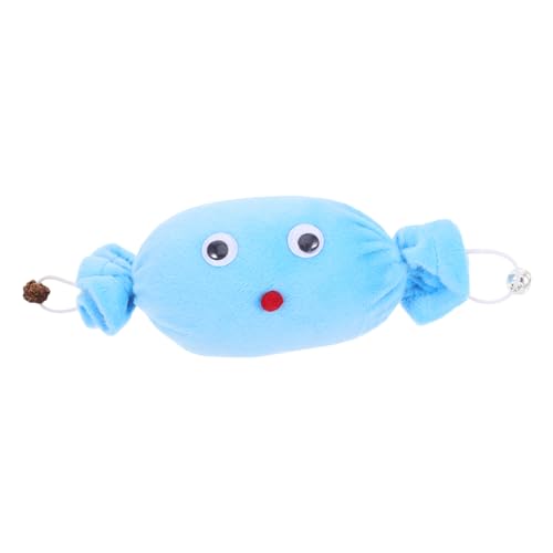 Sosoport Weiches Übungskatzenspielzeug Interaktives Plüschspielzeug Glockenkätzchen Zahnungskissen Indoor Play Home Decor von Sosoport