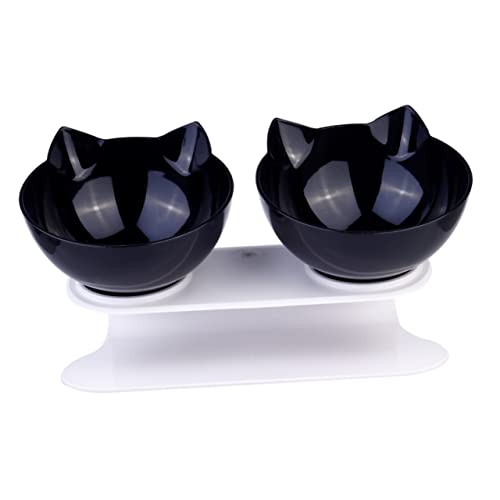 Sosoport Tierfutternapf Schwarzer Hundewassernapf Erhöhter Katzennapf Kaninchenfutternapf Sosoport Tierfutternapf Schwarzer Hundewassernapf Erhöhter Katzennapf Kaninchenfutternapf von Sosoport