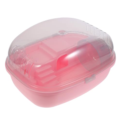 Sosoport Transportbox für Hamster Tragbarer Käfig mit Offenen Fenstern für Innen und Außen aus Robustem Material Atmungsaktiv für Reisen Camping und Ausflüge mit Kleinen Haustieren Sosoport Transportbox für Hamster Tragbarer Käfig mit Offenen Fenstern für Innen und Außen aus Robustem Material Atmungsaktiv für Reisen Camping und Ausflüge mit Kleinen Haustieren von Sosoport