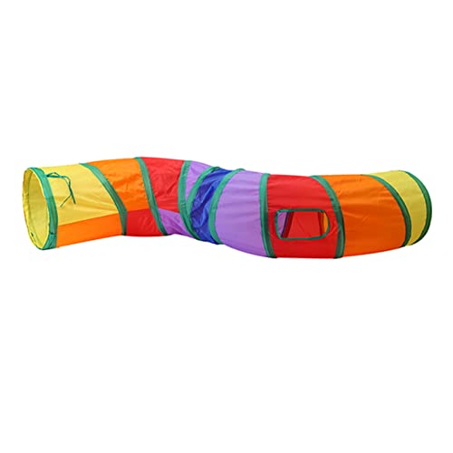 Sosoport Tunnelspielzeug Für Katzen Katze Spielt Tunnel Kätzchen Spielröhre Katzen -tunnelspielzeug Katzenspielzeug Interaktive Katze Katzenröhrentunnel Tunnel Für Katzen Bunt Colorful von Sosoport