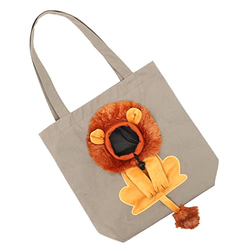 Sosoport Umhängetasche Katzentragetasche Reiserucksack Haustiertasche pet Tasche katzenbox die Einkaufstasche Handtasche Tragetuch für Katzen Sling-Katzenträger Karikatur Katzentasche Hase von Sosoport