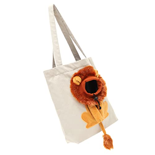 Sosoport Katzen-Tragetasche Aus Atmungsaktivem Canvas Tragbare Umhängetasche Für Kleine Haustiere Für Ausflüge Mit Ihrem Hund Oder Ihrer Katze von Sosoport