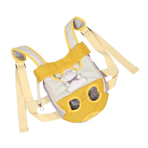 Sosoport Verstellbarer Atmungsaktiver Haustier-Rucksack mit Ergonomischen Schulterriemen Transportable Tragetasche für Kleine und Mittelgroße Hunde und Katzen für Wanderungen Reisen und von Sosoport