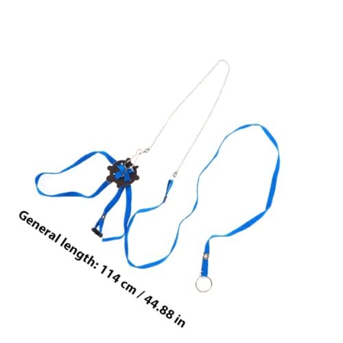 Sosoport Verstellbares Blaues Reptilien hundegeschirr aus Petfreundlichem Material Leine für Eidechsen und Schildkröten Outdoor trainingsgeschirr mit Einfachem Fingerhaken für von Sosoport