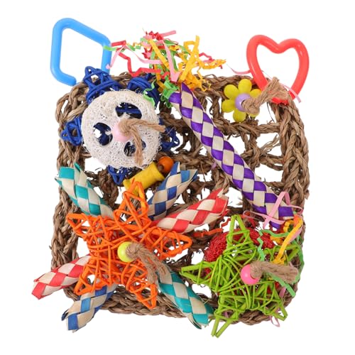 Sosoport Parrot Bird Chewing Toy Hängendes Kauspielzeug Für Vögel Multifunktionales Spielzeug Für Papageien Aktivität Und Gesundheit Für Vogelkäfige Sosoport Parrot Bird Chewing Toy Hängendes Kauspielzeug Für Vögel Multifunktionales Spielzeug Für Papageien Aktivität Und Gesundheit Für Vogelkäfige von Sosoport