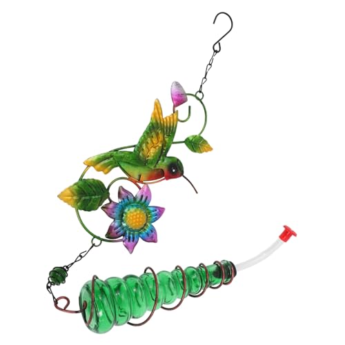 Sosoport Vintage Kolibri-futterspender für Vögel Dekorative Glas-futterspender Papageien-futterspender Einfache Reinigung Nachfüllen Sosoport Vintage Kolibri-futterspender für Vögel Dekorative Glas-futterspender Papageien-futterspender Einfache Reinigung Nachfüllen von Sosoport