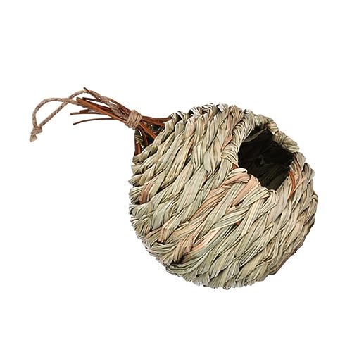 Sosoport Vogelnest- Vogelhaus für Draußen Runde Form Gras Gewebtes Nest Outdoor-Garten- Sosoport Vogelnest- Vogelhaus für Draußen Runde Form Gras Gewebtes Nest Outdoor-Garten- von Sosoport